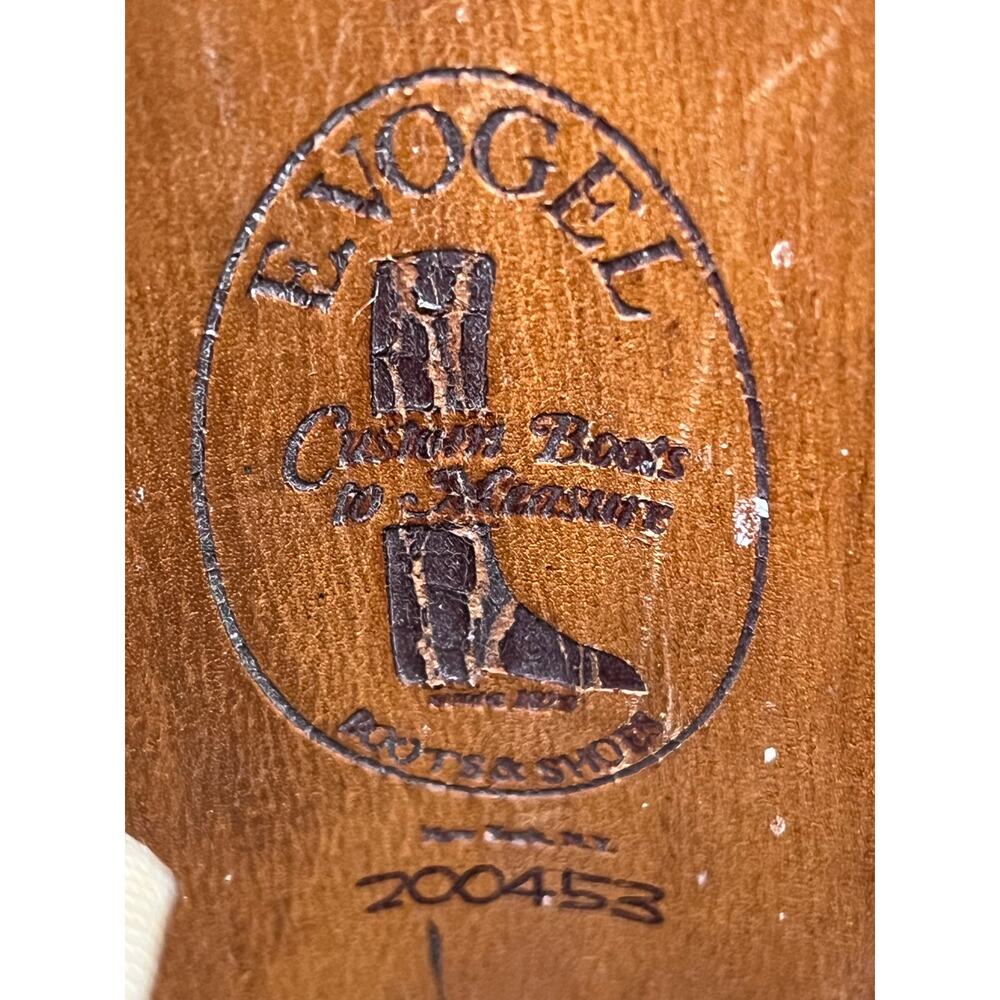 Vintage E. Vogel Custom Field Riding Boots 16.5” 14” Calf US 7 - Picture 4 of 16